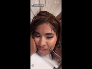 Suli Camacho having sex in the hot tub and asking for it harder